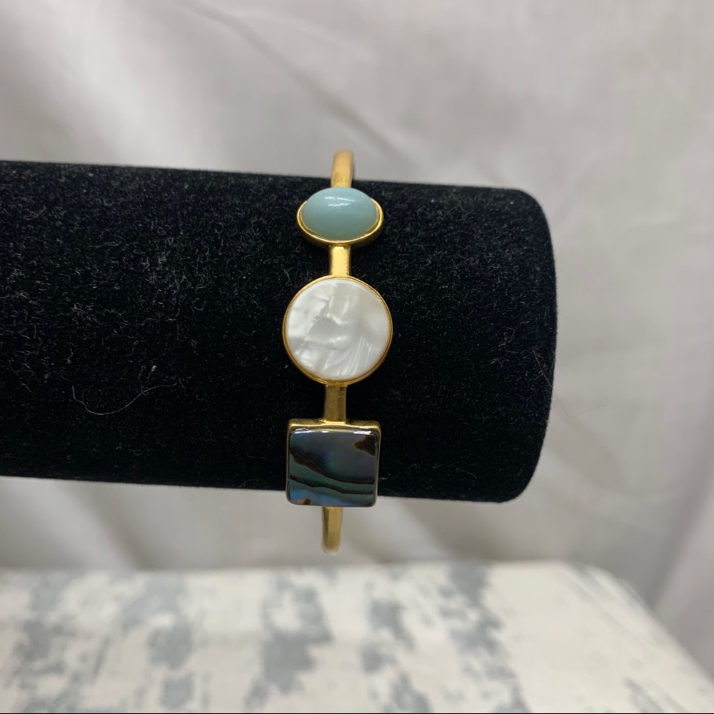Madewell Geo Stone Cuff Bracelet